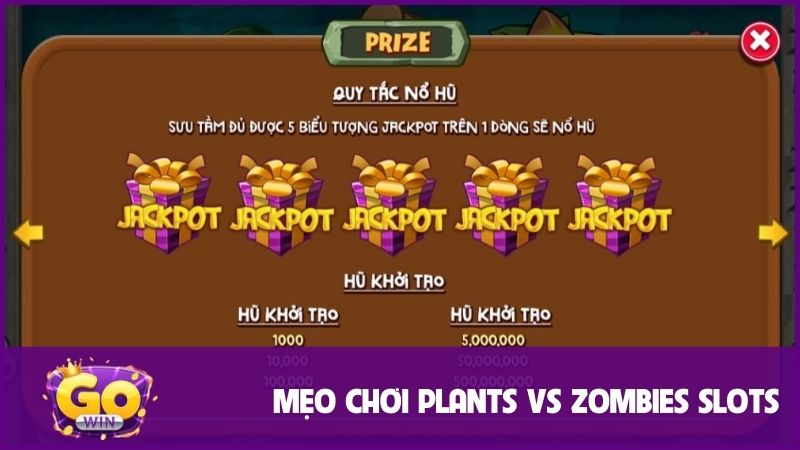 Một số bí quyết giúp bạn chơi Plants vs Zombies Slots hiệu quả