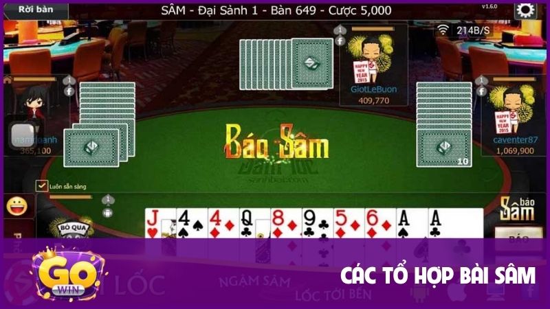 Cách Chơi Bài Sâm Và Bí Quyết Thắng Lớn Tại GOWIN 2 Các tổ hợp bài cần biết trong trò chơi