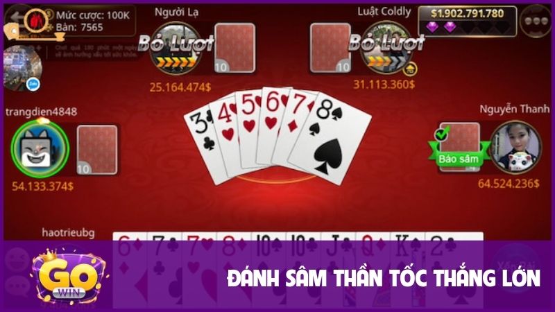 Cách Chơi Bài Sâm Và Bí Quyết Thắng Lớn Tại GOWIN 3 Đánh Sâm thần tốc thắng lớn